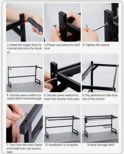 Escurridor de Platos sobre Lavaplatos doble